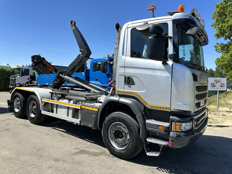 Scania G450 6x4 HOOKLIFT AJK 20T - 5760mm - 3m90 WB - HUB REDUCTION / STEEL SUSP. - EURO 6 - BE TRUCK - Koukkulava kuorma-auto: kuva Scania G450 6x4 HOOKLIFT AJK 20T - 5760mm - 3m90 WB - HUB REDUCTION / STEEL SUSP. - EURO 6 - BE TRUCK - Koukkulava kuorma-auto Scania G450 6x4 HOOKLIFT AJK 20T - 5760mm - 3m90 WB - HUB REDUCTION / STEEL SUSP. - EURO 6 - BE TRUCK - Koukkulava kuorma-auto: kuva Scania G450 6x4 HOOKLIFT AJK 20T - 5760mm - 3m90 WB - HUB REDUCTION / STEEL SUSP. - EURO 6 - BE TRUCK - Koukkulava kuorma-auto