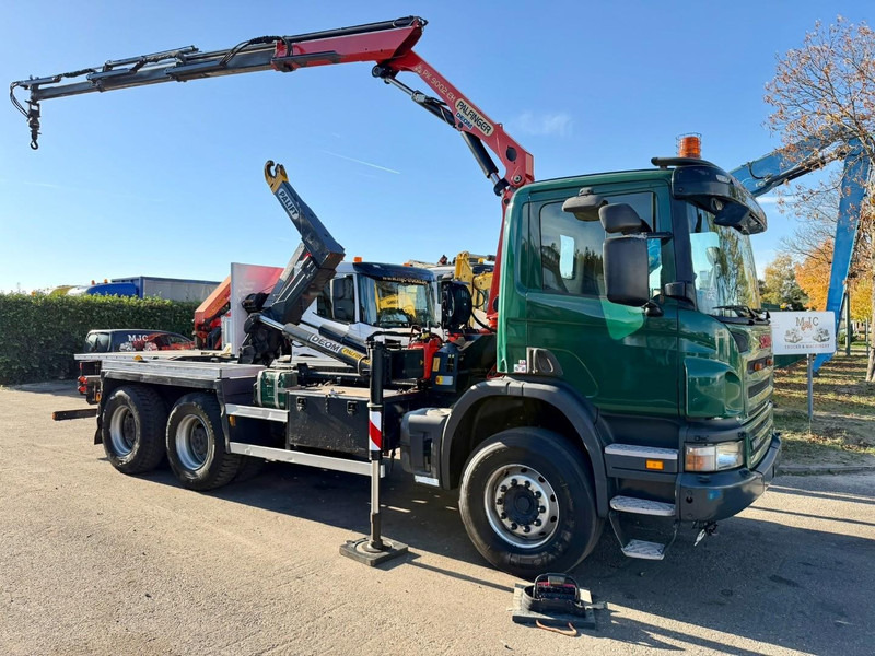 Scania P400 6x4 HOOKLIFT + CRANE PALFINGER PK9001 EH - RETARDER - 5/6F + ROTATOR + RADIO - WB 3m90 - EURO 5 - HUB REDUCTION / SPRING - BE TRUCK - Koukkulava kuorma-auto, Nosturiauto: kuva Scania P400 6x4 HOOKLIFT + CRANE PALFINGER PK9001 EH - RETARDER - 5/6F + ROTATOR + RADIO - WB 3m90 - EURO 5 - HUB REDUCTION / SPRING - BE TRUCK - Koukkulava kuorma-auto, Nosturiauto Scania P400 6x4 HOOKLIFT + CRANE PALFINGER PK9001 EH - RETARDER - 5/6F + ROTATOR + RADIO - WB 3m90 - EURO 5 - HUB REDUCTION / SPRING - BE TRUCK - Koukkulava kuorma-auto, Nosturiauto: kuva Scania P400 6x4 HOOKLIFT + CRANE PALFINGER PK9001 EH - RETARDER - 5/6F + ROTATOR + RADIO - WB 3m90 - EURO 5 - HUB REDUCTION / SPRING - BE TRUCK - Koukkulava kuorma-auto, Nosturiauto
