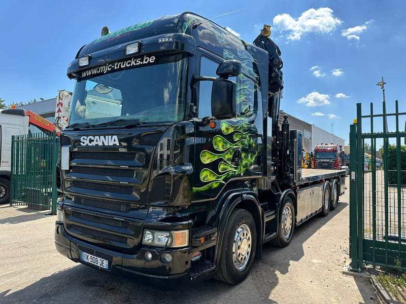 Scania R620 8x2 PRITSCHE + KRAN HIAB 800 EP-5 HIPRO - RETARDER - LIFT/STEERING AXLE - HIGHLINE SLEEPER - LEATHER - ALCOA - Lava-kuorma-auto, Nosturiauto: kuva Scania R620 8x2 PRITSCHE + KRAN HIAB 800 EP-5 HIPRO - RETARDER - LIFT/STEERING AXLE - HIGHLINE SLEEPER - LEATHER - ALCOA - Lava-kuorma-auto, Nosturiauto Scania R620 8x2 PRITSCHE + KRAN HIAB 800 EP-5 HIPRO - RETARDER - LIFT/STEERING AXLE - HIGHLINE SLEEPER - LEATHER - ALCOA - Lava-kuorma-auto, Nosturiauto: kuva Scania R620 8x2 PRITSCHE + KRAN HIAB 800 EP-5 HIPRO - RETARDER - LIFT/STEERING AXLE - HIGHLINE SLEEPER - LEATHER - ALCOA - Lava-kuorma-auto, Nosturiauto