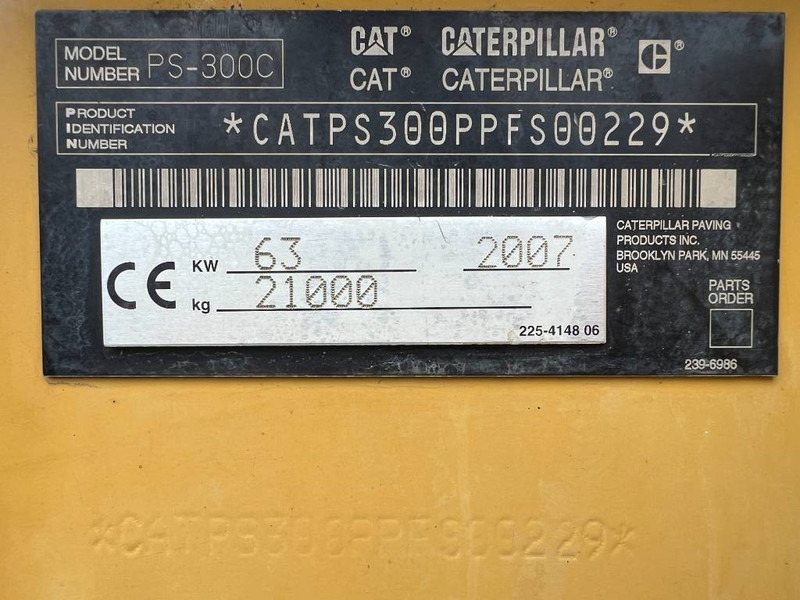 Cat PS300C - Kumipyoräjyrä: kuva Cat PS300C - Kumipyoräjyrä Cat PS300C - Kumipyoräjyrä: kuva Cat PS300C - Kumipyoräjyrä