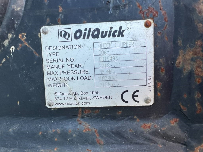 Pikaliitin - Rakennuskoneet OilQuick OQ65 - M314F / M316F / M318F: kuva Pikaliitin - Rakennuskoneet OilQuick OQ65 - M314F / M316F / M318F Pikaliitin - Rakennuskoneet OilQuick OQ65 - M314F / M316F / M318F: kuva Pikaliitin - Rakennuskoneet OilQuick OQ65 - M314F / M316F / M318F