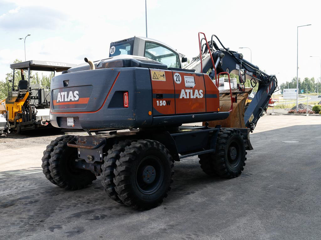 ATLAS 150W - Pyöräalustainen kaivinkone: kuva ATLAS 150W - Pyöräalustainen kaivinkone ATLAS 150W - Pyöräalustainen kaivinkone: kuva ATLAS 150W - Pyöräalustainen kaivinkone