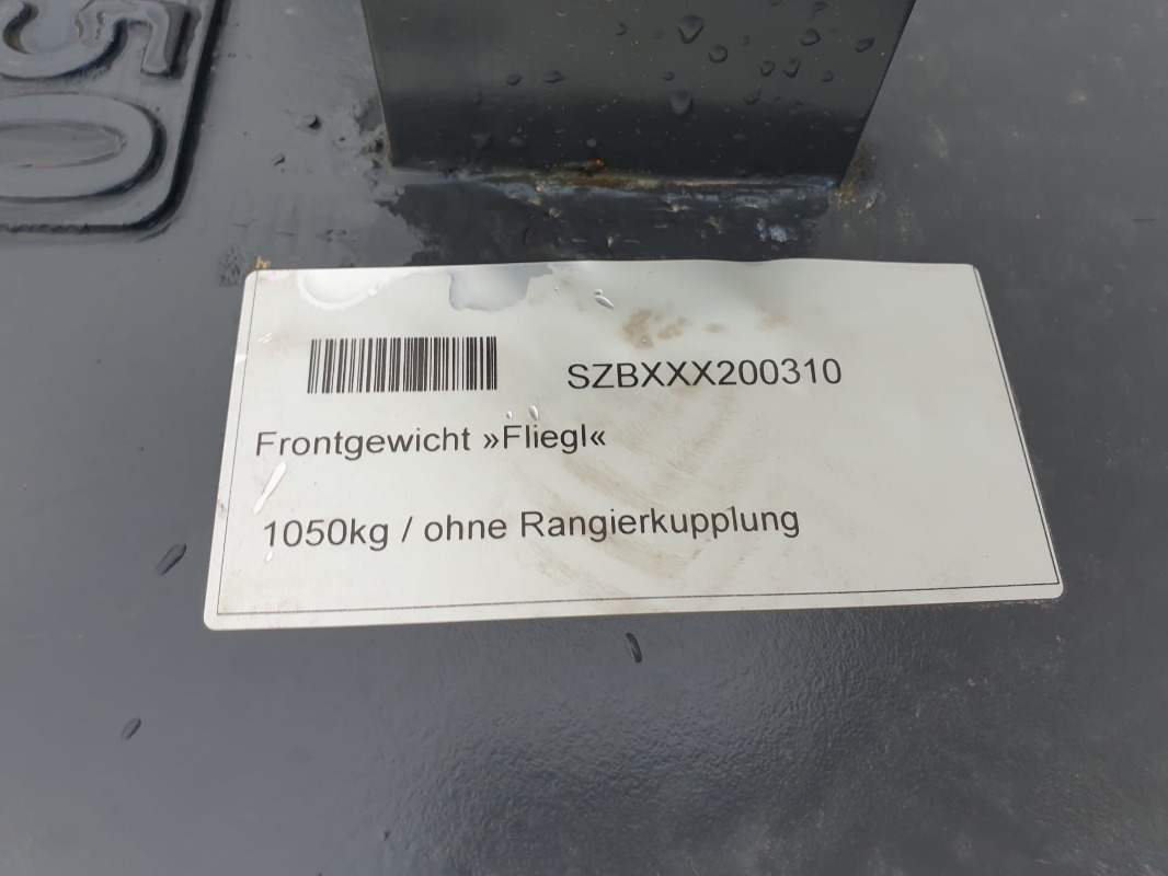 Fliegl GEWICHT 1.050KG - Vastapaino: kuva Fliegl GEWICHT 1.050KG - Vastapaino Fliegl GEWICHT 1.050KG - Vastapaino: kuva Fliegl GEWICHT 1.050KG - Vastapaino