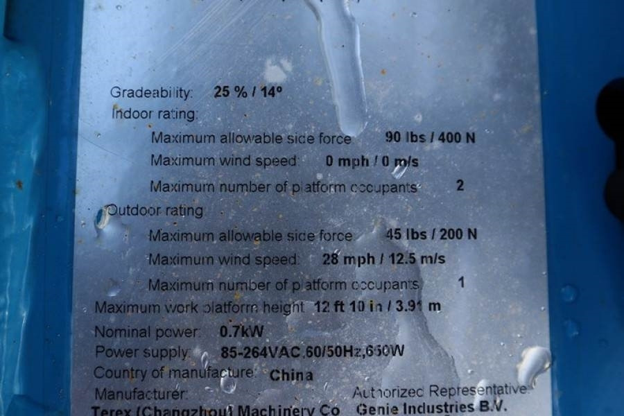Saksilava Genie GS1330M Valid inspection, *Guarantee! All-Electric: kuva Saksilava Genie GS1330M Valid inspection, *Guarantee! All-Electric