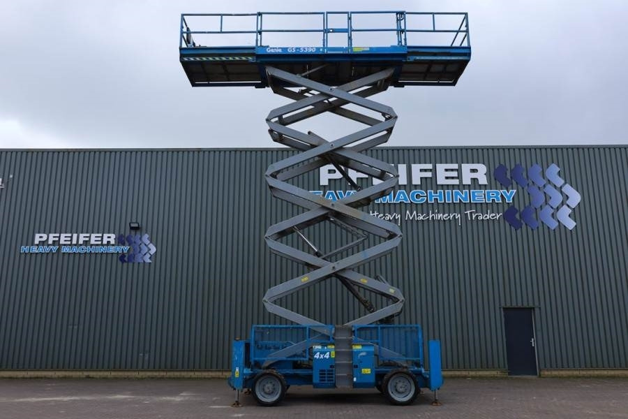 Genie GS5390 Diesel, 4x4 Drive, 18.15m Working Height, 6 - Saksilava: kuva Genie GS5390 Diesel, 4x4 Drive, 18.15m Working Height, 6 - Saksilava Genie GS5390 Diesel, 4x4 Drive, 18.15m Working Height, 6 - Saksilava: kuva Genie GS5390 Diesel, 4x4 Drive, 18.15m Working Height, 6 - Saksilava