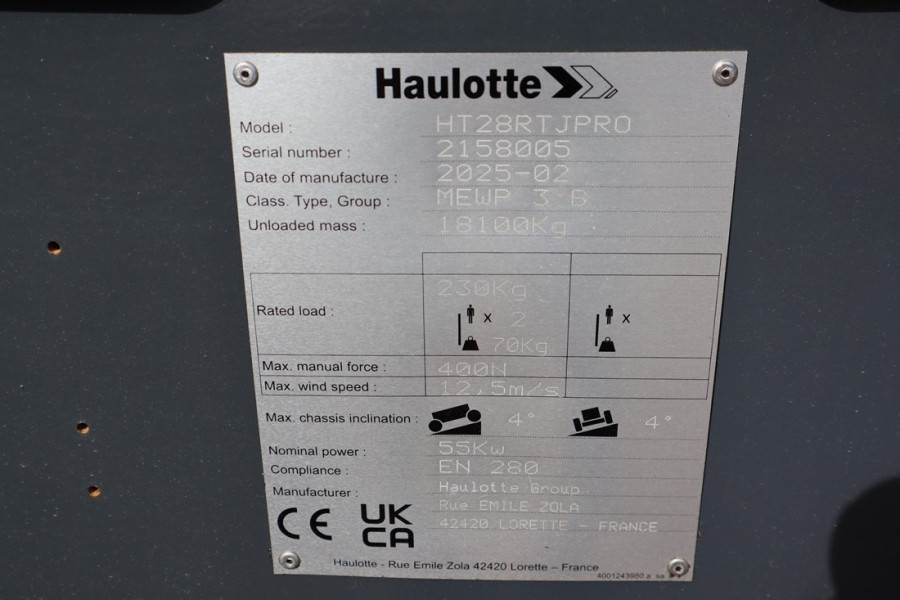 Kuukulkija Haulotte HT28RTJ Pro Guarantee! 4x4x4 Drive, 28 m Working H: kuva Kuukulkija Haulotte HT28RTJ Pro Guarantee! 4x4x4 Drive, 28 m Working H