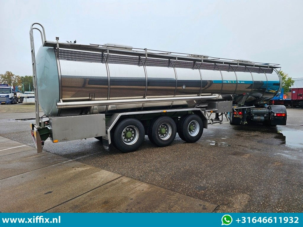 Säiliöpuoliperävaunu Burg 3-ass. Geisoleerde RVS tank oplegger / Food / 1 Compartiment: kuva Säiliöpuoliperävaunu Burg 3-ass. Geisoleerde RVS tank oplegger / Food / 1 Compartiment