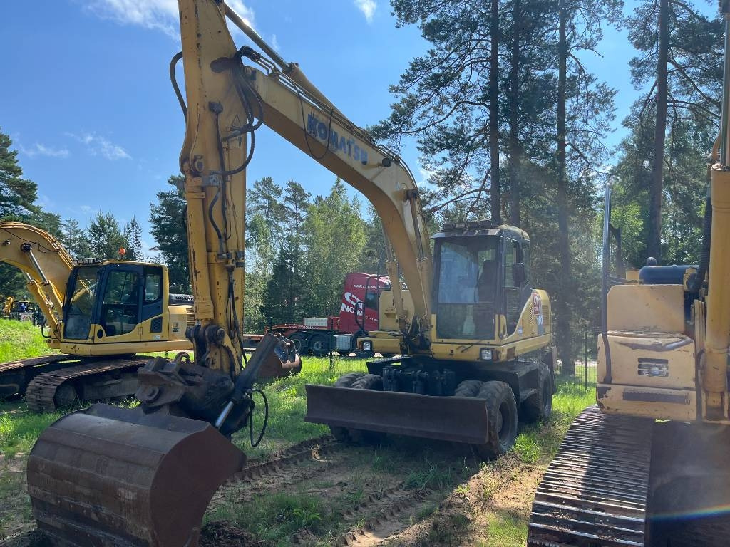 Komatsu PW 160-7 - Pyöräalustainen kaivinkone: kuva Komatsu PW 160-7 - Pyöräalustainen kaivinkone Komatsu PW 160-7 - Pyöräalustainen kaivinkone: kuva Komatsu PW 160-7 - Pyöräalustainen kaivinkone