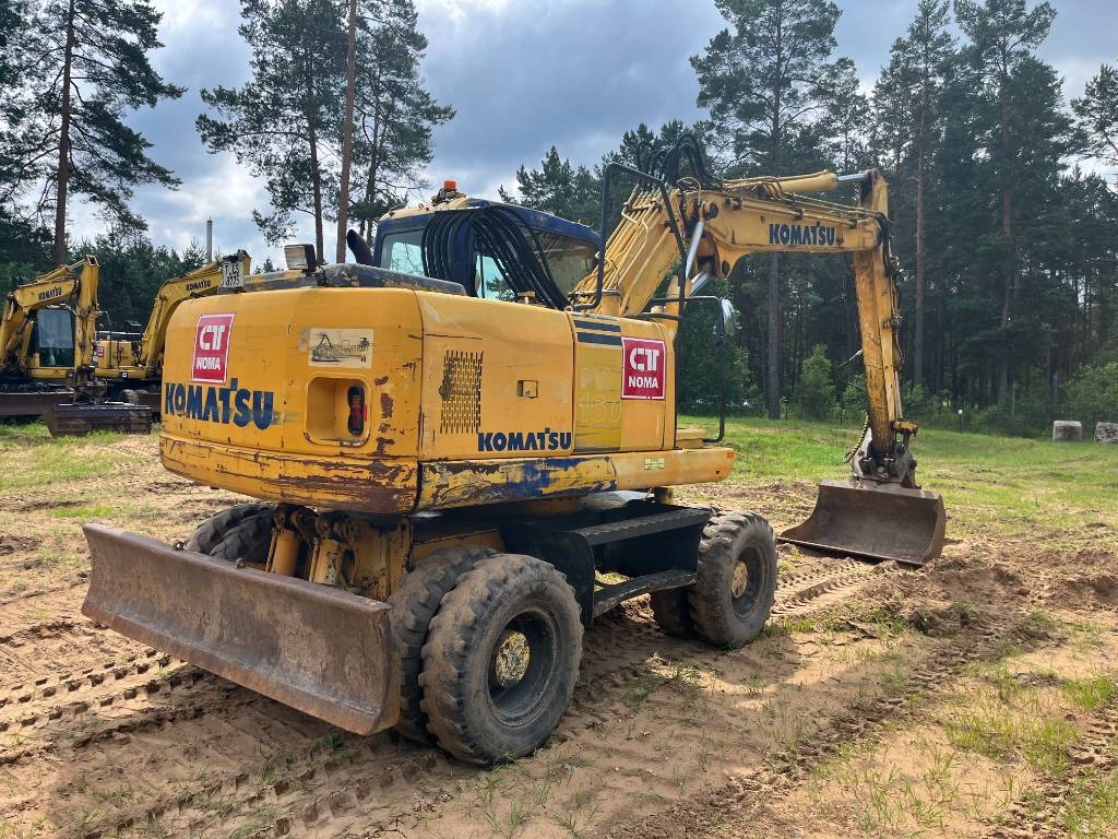 Komatsu PW 160 ES-7K - Pyöräalustainen kaivinkone: kuva Komatsu PW 160 ES-7K - Pyöräalustainen kaivinkone Komatsu PW 160 ES-7K - Pyöräalustainen kaivinkone: kuva Komatsu PW 160 ES-7K - Pyöräalustainen kaivinkone