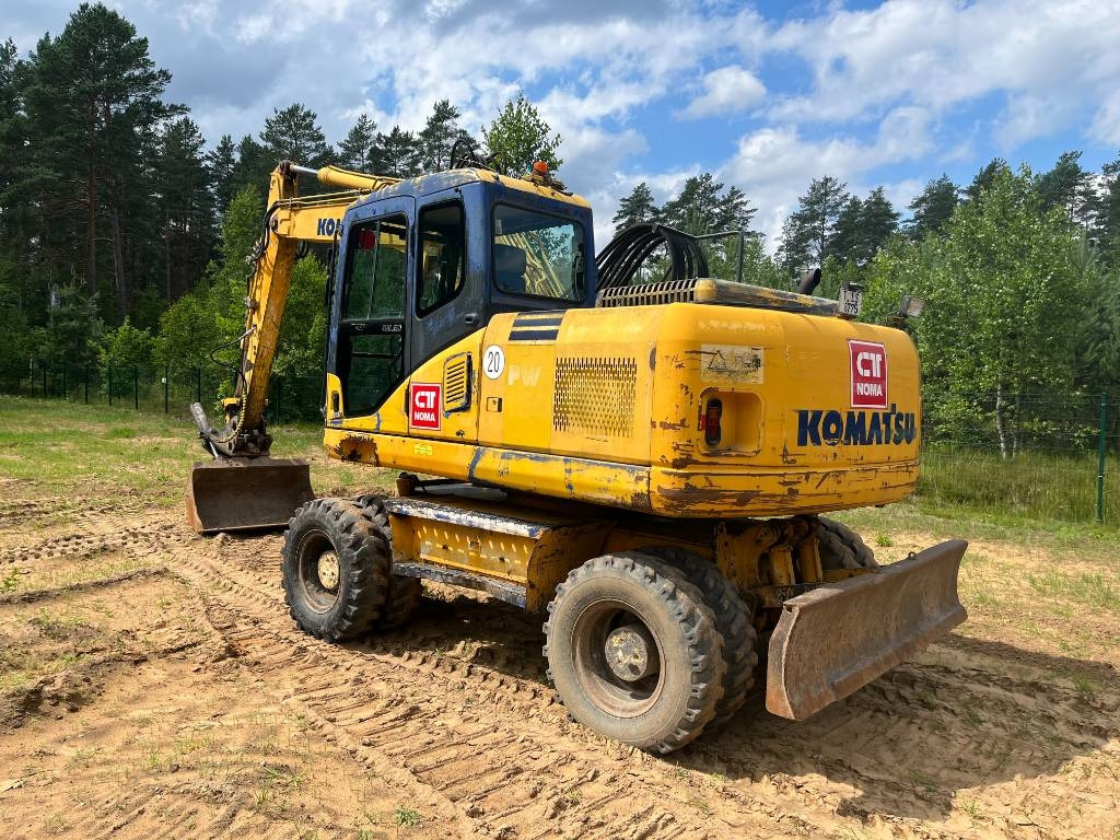 Komatsu PW 160 ES-7K - Pyöräalustainen kaivinkone: kuva Komatsu PW 160 ES-7K - Pyöräalustainen kaivinkone Komatsu PW 160 ES-7K - Pyöräalustainen kaivinkone: kuva Komatsu PW 160 ES-7K - Pyöräalustainen kaivinkone