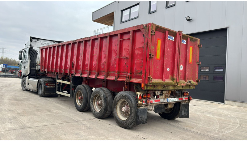 Kippiauto puoliperävaunu MOL K85F/27TRI/39ST (DRUM BRAKES / TIPPER AND CHASSIS STEEL): kuva Kippiauto puoliperävaunu MOL K85F/27TRI/39ST (DRUM BRAKES / TIPPER AND CHASSIS STEEL)
