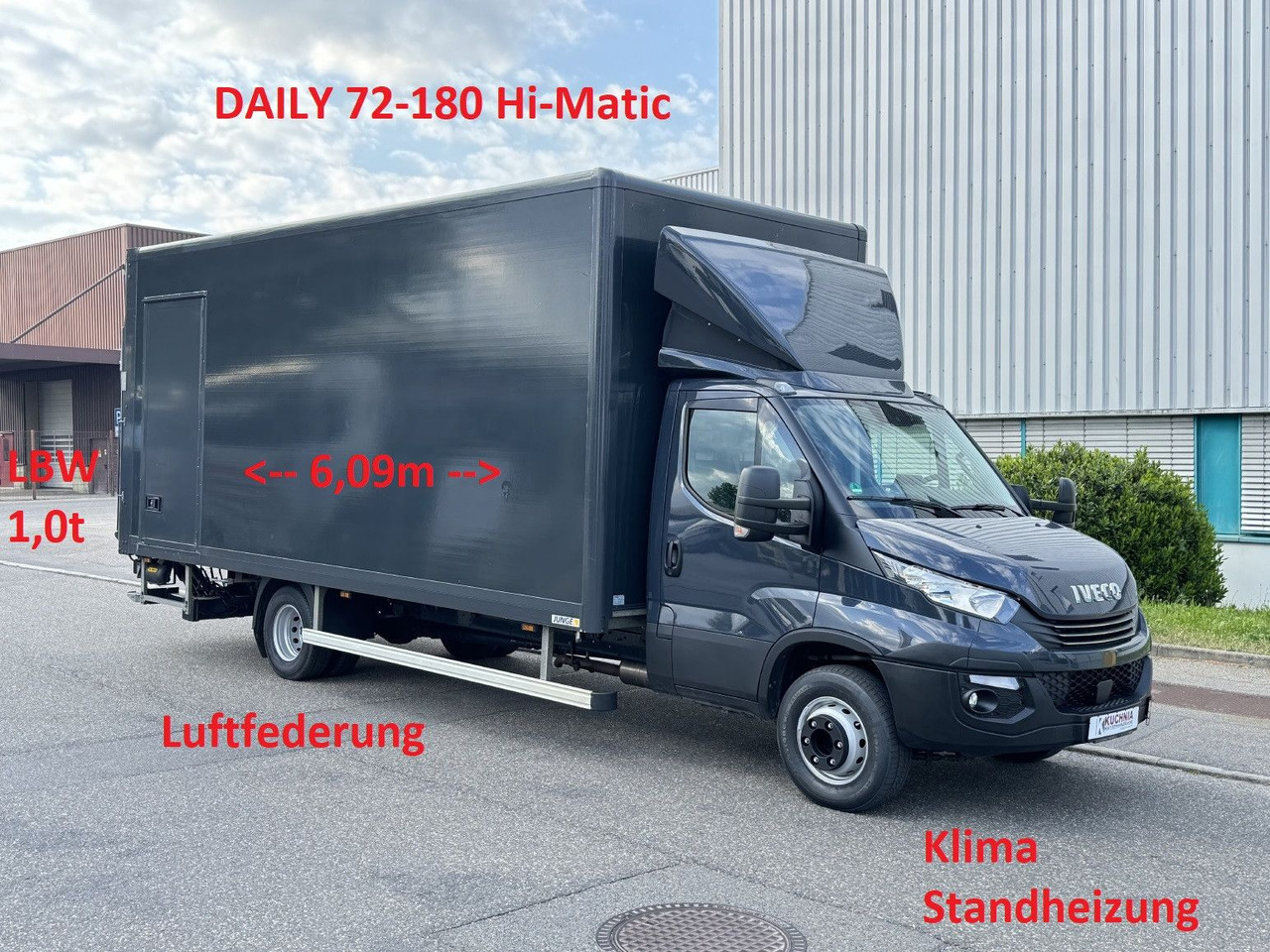 Iveco Daily 72c180 Hi-Matic Koffer LBW Luftgef. Klima - Jakeluauto: kuva Iveco Daily 72c180 Hi-Matic Koffer LBW Luftgef. Klima - Jakeluauto Iveco Daily 72c180 Hi-Matic Koffer LBW Luftgef. Klima - Jakeluauto: kuva Iveco Daily 72c180 Hi-Matic Koffer LBW Luftgef. Klima - Jakeluauto