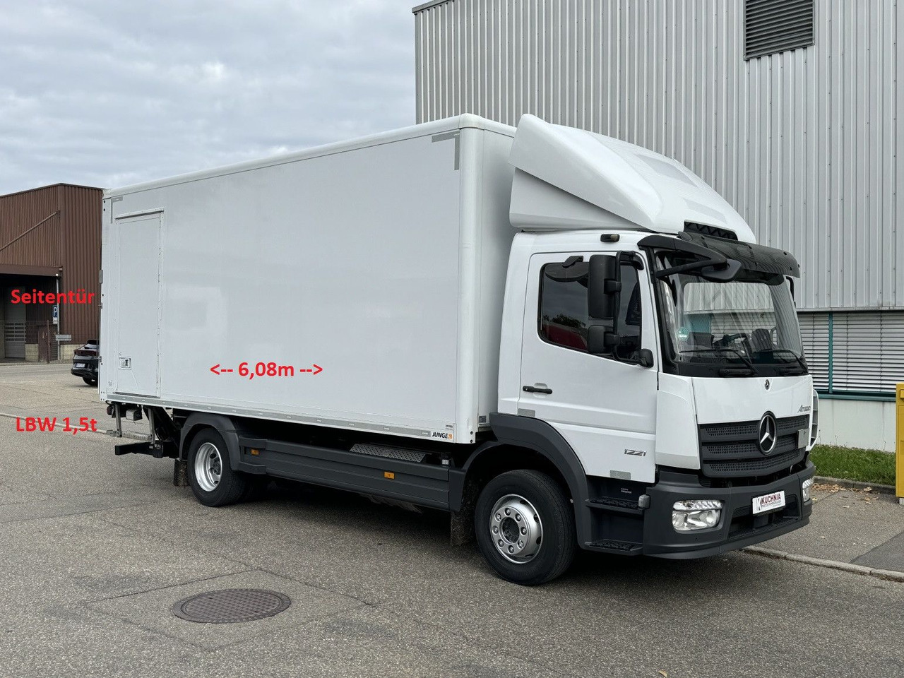 Mercedes-Benz Atego 1221 L Koffer 6,1m LBW AHK Klima TOP - Umpikori kuorma-auto: kuva  Mercedes-Benz Atego 1221 L Koffer 6,1m LBW AHK Klima TOP - Umpikori kuorma-auto Mercedes-Benz Atego 1221 L Koffer 6,1m LBW AHK Klima TOP - Umpikori kuorma-auto: kuva  Mercedes-Benz Atego 1221 L Koffer 6,1m LBW AHK Klima TOP - Umpikori kuorma-auto