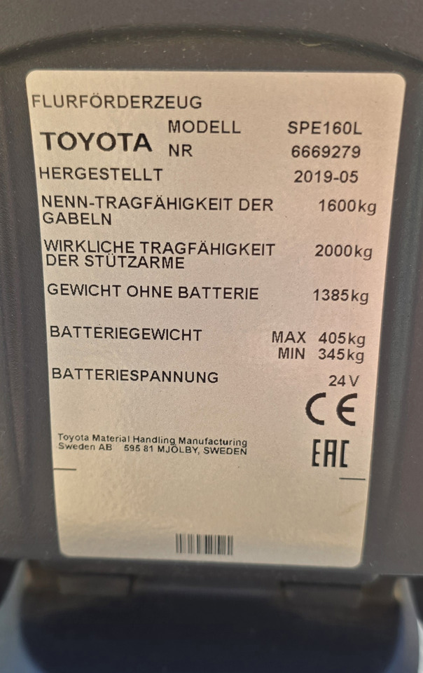 Toyota SPE 160L Triplex 6m - Pinoamistrukki: kuva Toyota SPE 160L Triplex 6m - Pinoamistrukki Toyota SPE 160L Triplex 6m - Pinoamistrukki: kuva Toyota SPE 160L Triplex 6m - Pinoamistrukki