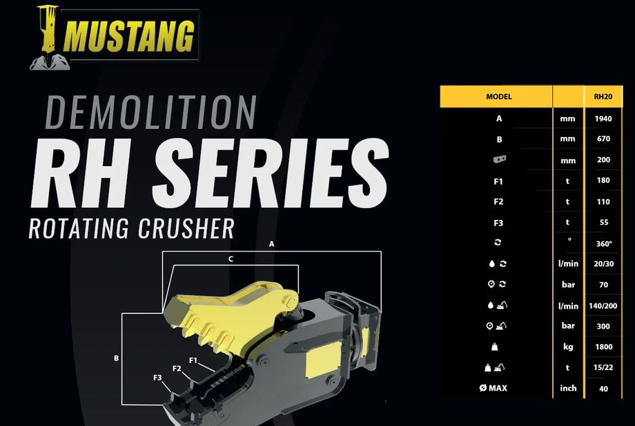 Inny Nowe szczęki kruszące MUSTANG HAMMER RH 20, 1800 KG - Lisälaitteet - Rakennuskoneet: kuva Inny Nowe szczęki kruszące MUSTANG HAMMER RH 20, 1800 KG - Lisälaitteet - Rakennuskoneet Inny Nowe szczęki kruszące MUSTANG HAMMER RH 20, 1800 KG - Lisälaitteet - Rakennuskoneet: kuva Inny Nowe szczęki kruszące MUSTANG HAMMER RH 20, 1800 KG - Lisälaitteet - Rakennuskoneet