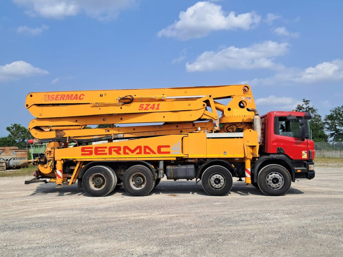 Scania P 114 380 SERMAC 5Z41 - Betonipumppuauto: kuva Scania P 114 380 SERMAC 5Z41 - Betonipumppuauto Scania P 114 380 SERMAC 5Z41 - Betonipumppuauto: kuva Scania P 114 380 SERMAC 5Z41 - Betonipumppuauto