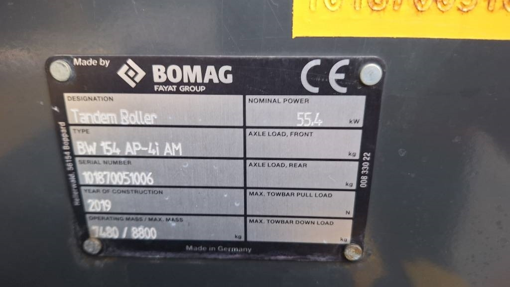 Bomag BW 154 AP-4i AM - Tiejyrä: kuva Bomag BW 154 AP-4i AM - Tiejyrä Bomag BW 154 AP-4i AM - Tiejyrä: kuva Bomag BW 154 AP-4i AM - Tiejyrä