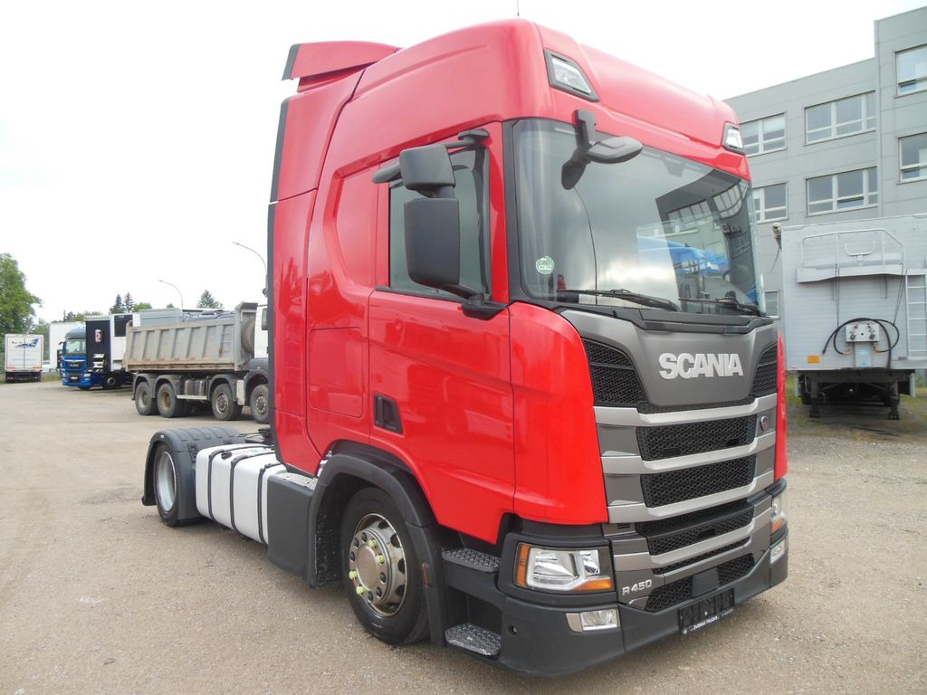 Scania R450 LOWDECK, RETARDER, STANDKLIMA, VOLL LUFT - Vetopöytäauto: kuva Scania R450 LOWDECK, RETARDER, STANDKLIMA, VOLL LUFT - Vetopöytäauto Scania R450 LOWDECK, RETARDER, STANDKLIMA, VOLL LUFT - Vetopöytäauto: kuva Scania R450 LOWDECK, RETARDER, STANDKLIMA, VOLL LUFT - Vetopöytäauto