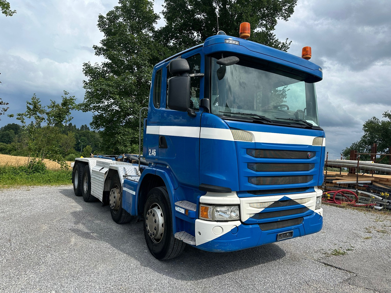 SCANIA G450 8x4 Abrollkipper - Koukkulava kuorma-auto: kuva SCANIA G450 8x4 Abrollkipper - Koukkulava kuorma-auto SCANIA G450 8x4 Abrollkipper - Koukkulava kuorma-auto: kuva SCANIA G450 8x4 Abrollkipper - Koukkulava kuorma-auto