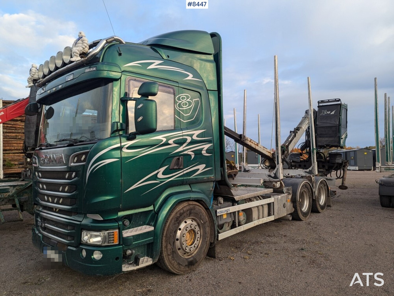 Timber Truck Scania R580 6X4 with crane and wagon - Puuauto: kuva Timber Truck Scania R580 6X4 with crane and wagon - Puuauto Timber Truck Scania R580 6X4 with crane and wagon - Puuauto: kuva Timber Truck Scania R580 6X4 with crane and wagon - Puuauto