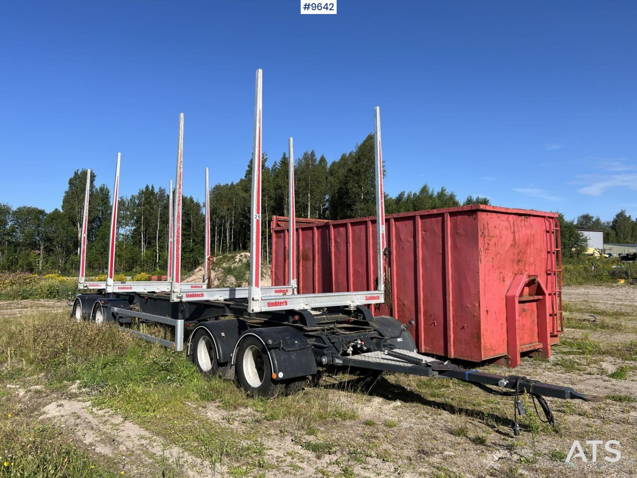 Timber trailer AM TRAILER SF4-S - Puutavaraperävaunu: kuva Timber trailer AM TRAILER SF4-S - Puutavaraperävaunu Timber trailer AM TRAILER SF4-S - Puutavaraperävaunu: kuva Timber trailer AM TRAILER SF4-S - Puutavaraperävaunu