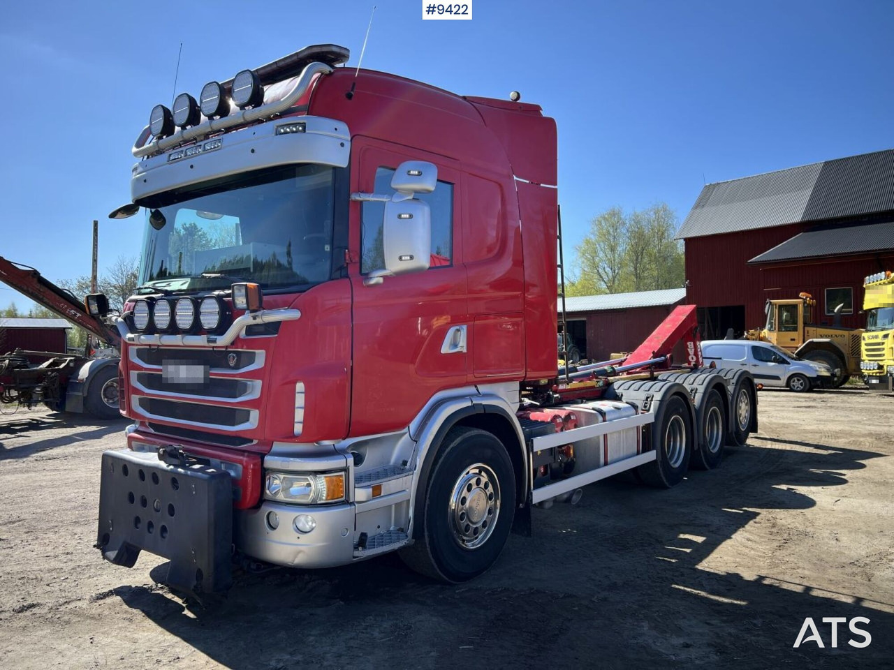 Tridem Hooklift Truck Scania G490 with plow brackets - Koukkulava kuorma-auto: kuva Tridem Hooklift Truck Scania G490 with plow brackets - Koukkulava kuorma-auto Tridem Hooklift Truck Scania G490 with plow brackets - Koukkulava kuorma-auto: kuva Tridem Hooklift Truck Scania G490 with plow brackets - Koukkulava kuorma-auto