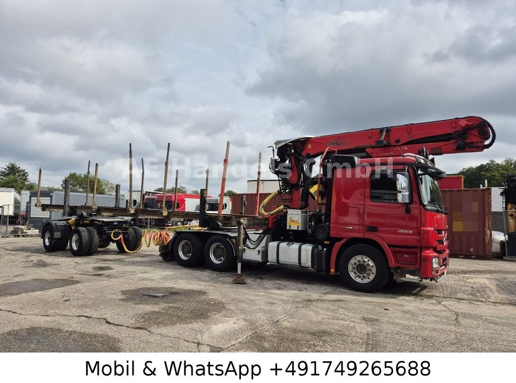 Mercedes-Benz Actros III 2660 L BL 6x4 *Retarder/AP/Palfinger - Puuauto: kuva Mercedes-Benz Actros III 2660 L BL 6x4 *Retarder/AP/Palfinger - Puuauto Mercedes-Benz Actros III 2660 L BL 6x4 *Retarder/AP/Palfinger - Puuauto: kuva Mercedes-Benz Actros III 2660 L BL 6x4 *Retarder/AP/Palfinger - Puuauto