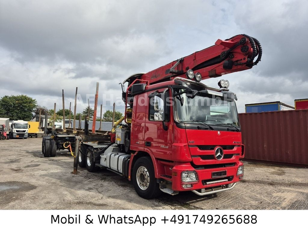 Mercedes-Benz Actros III 2660 L BL 6x4 *Retarder/AP/Palfinger - Puuauto: kuva Mercedes-Benz Actros III 2660 L BL 6x4 *Retarder/AP/Palfinger - Puuauto Mercedes-Benz Actros III 2660 L BL 6x4 *Retarder/AP/Palfinger - Puuauto: kuva Mercedes-Benz Actros III 2660 L BL 6x4 *Retarder/AP/Palfinger - Puuauto