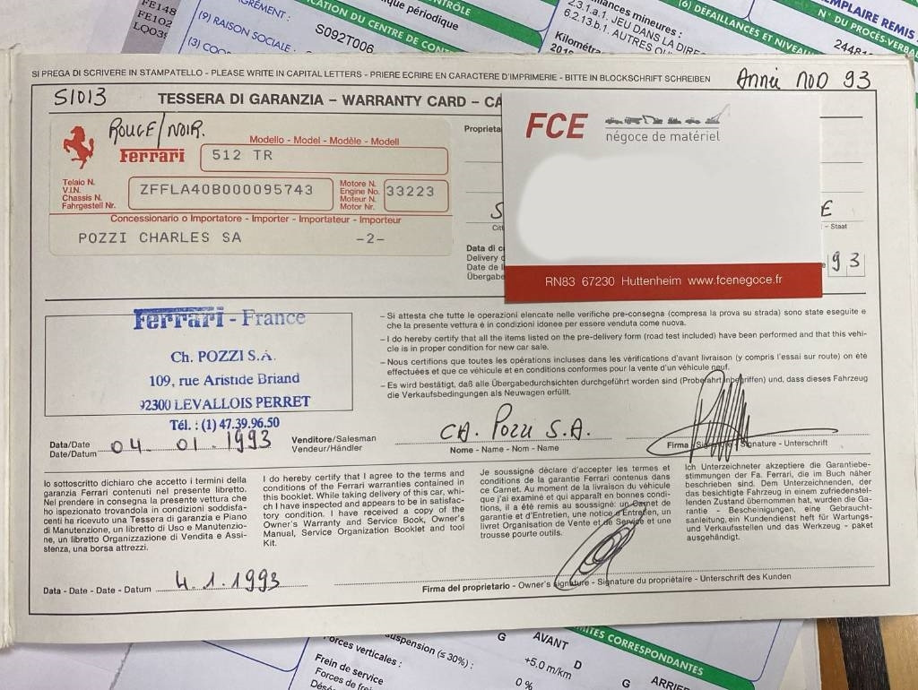 Henkilöauto Ferrari 512 TR TESTAROSSA F110HB Origine Française: kuva Henkilöauto Ferrari 512 TR TESTAROSSA F110HB Origine Française Henkilöauto Ferrari 512 TR TESTAROSSA F110HB Origine Française: kuva Henkilöauto Ferrari 512 TR TESTAROSSA F110HB Origine Française