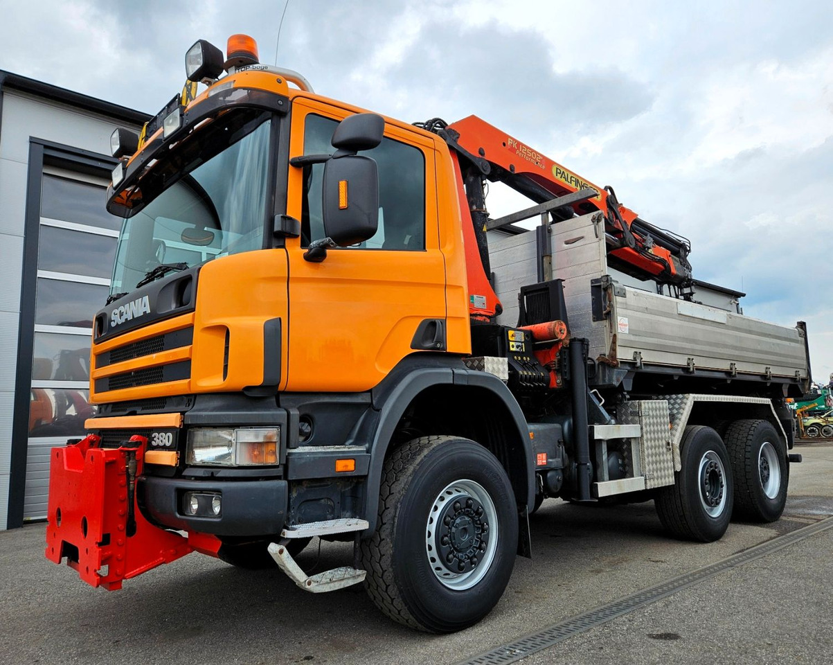 Scania P114 380 6x4-4 Palfinger PK12502 Kran Funk - Kippiauto kuorma-auto, Nosturiauto: kuva Scania P114 380 6x4-4 Palfinger PK12502 Kran Funk - Kippiauto kuorma-auto, Nosturiauto Scania P114 380 6x4-4 Palfinger PK12502 Kran Funk - Kippiauto kuorma-auto, Nosturiauto: kuva Scania P114 380 6x4-4 Palfinger PK12502 Kran Funk - Kippiauto kuorma-auto, Nosturiauto
