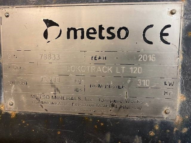 Metso Lokotrack LT120E Diesel and electric - Mobiilimurskain: kuva Metso Lokotrack LT120E Diesel and electric - Mobiilimurskain Metso Lokotrack LT120E Diesel and electric - Mobiilimurskain: kuva Metso Lokotrack LT120E Diesel and electric - Mobiilimurskain