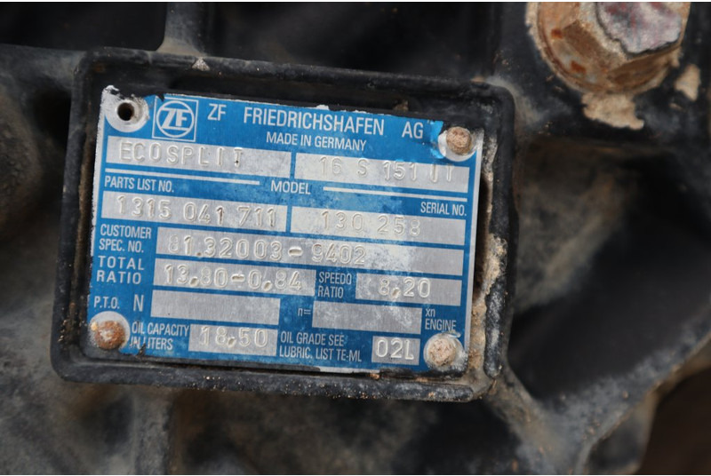 ZF 16S151OD+INT F2000 81.32004-6402 - Vaihdelaatikko - Kuorma-auto: kuva ZF 16S151OD+INT F2000 81.32004-6402 - Vaihdelaatikko - Kuorma-auto ZF 16S151OD+INT F2000 81.32004-6402 - Vaihdelaatikko - Kuorma-auto: kuva ZF 16S151OD+INT F2000 81.32004-6402 - Vaihdelaatikko - Kuorma-auto