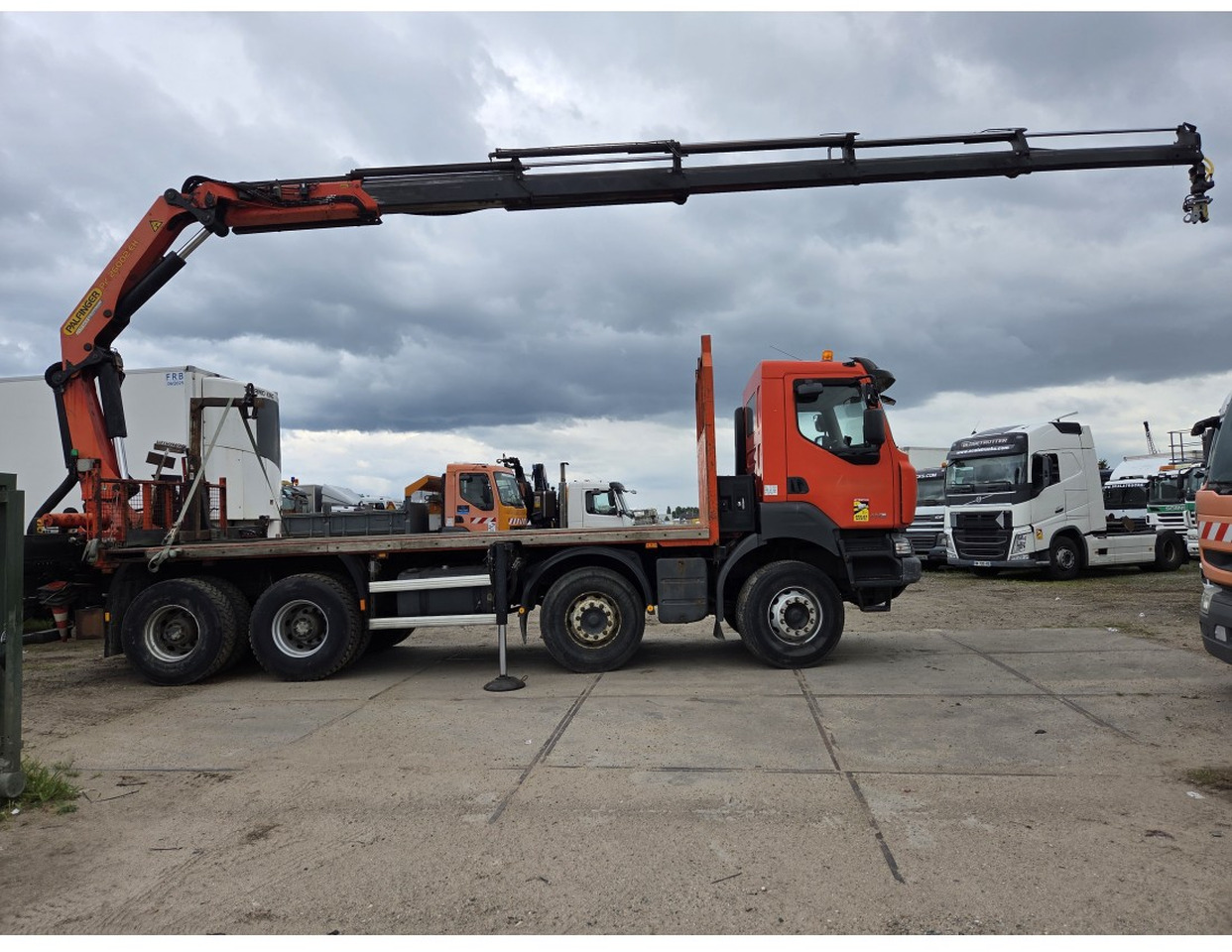Renault Kerax 430 8X4 Flatbed Crane Palfinger PK26002EH 26 ton 5 Extensions *Retarder - Lava-kuorma-auto, Nosturiauto: kuva Renault Kerax 430 8X4 Flatbed Crane Palfinger PK26002EH 26 ton 5 Extensions *Retarder - Lava-kuorma-auto, Nosturiauto Renault Kerax 430 8X4 Flatbed Crane Palfinger PK26002EH 26 ton 5 Extensions *Retarder - Lava-kuorma-auto, Nosturiauto: kuva Renault Kerax 430 8X4 Flatbed Crane Palfinger PK26002EH 26 ton 5 Extensions *Retarder - Lava-kuorma-auto, Nosturiauto