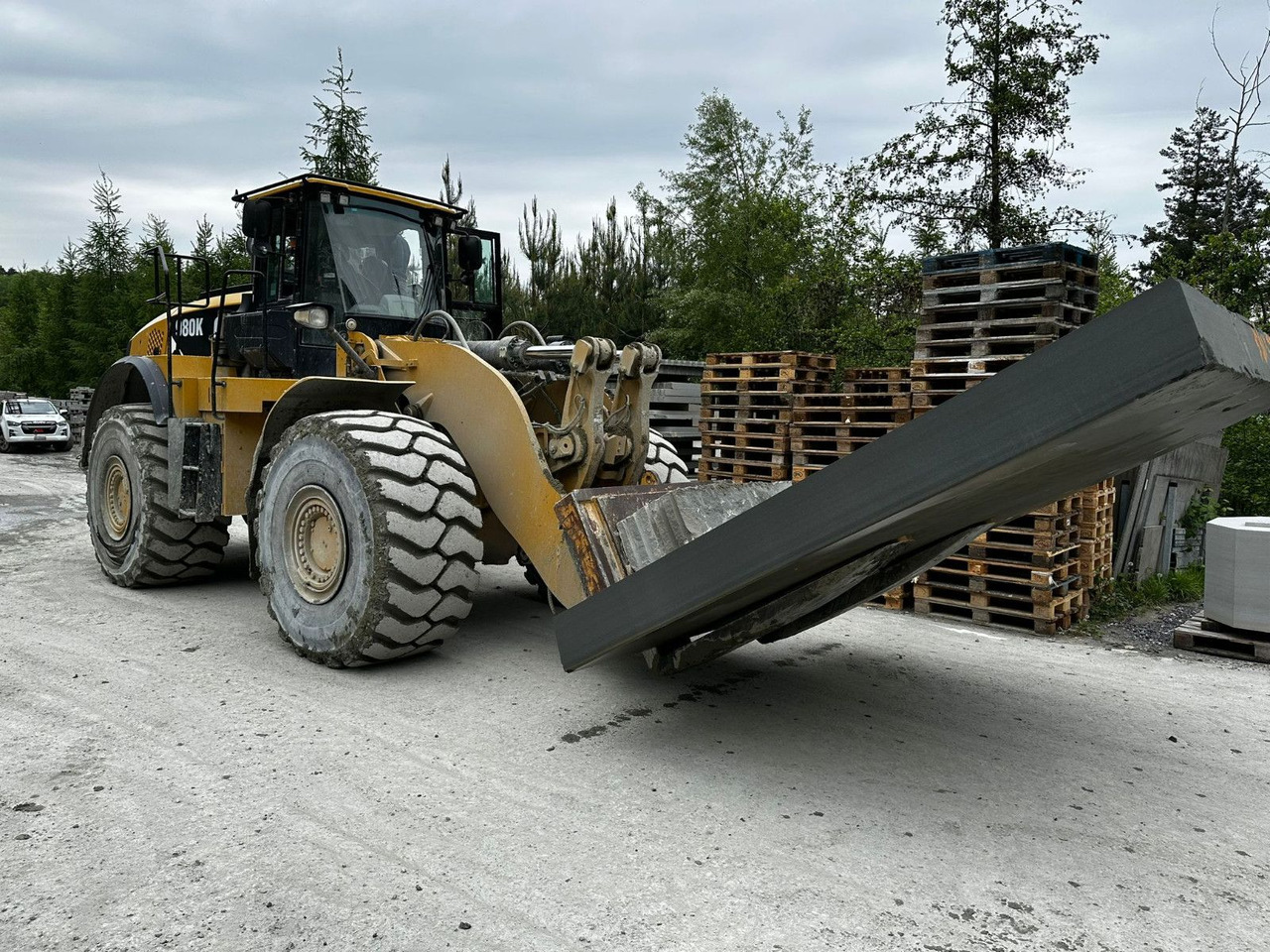 CAT 980K Block Handler,Bucket + forks,Schaufel+Gabel - Pyöräkuormaaja: kuva CAT 980K Block Handler,Bucket + forks,Schaufel+Gabel - Pyöräkuormaaja CAT 980K Block Handler,Bucket + forks,Schaufel+Gabel - Pyöräkuormaaja: kuva CAT 980K Block Handler,Bucket + forks,Schaufel+Gabel - Pyöräkuormaaja