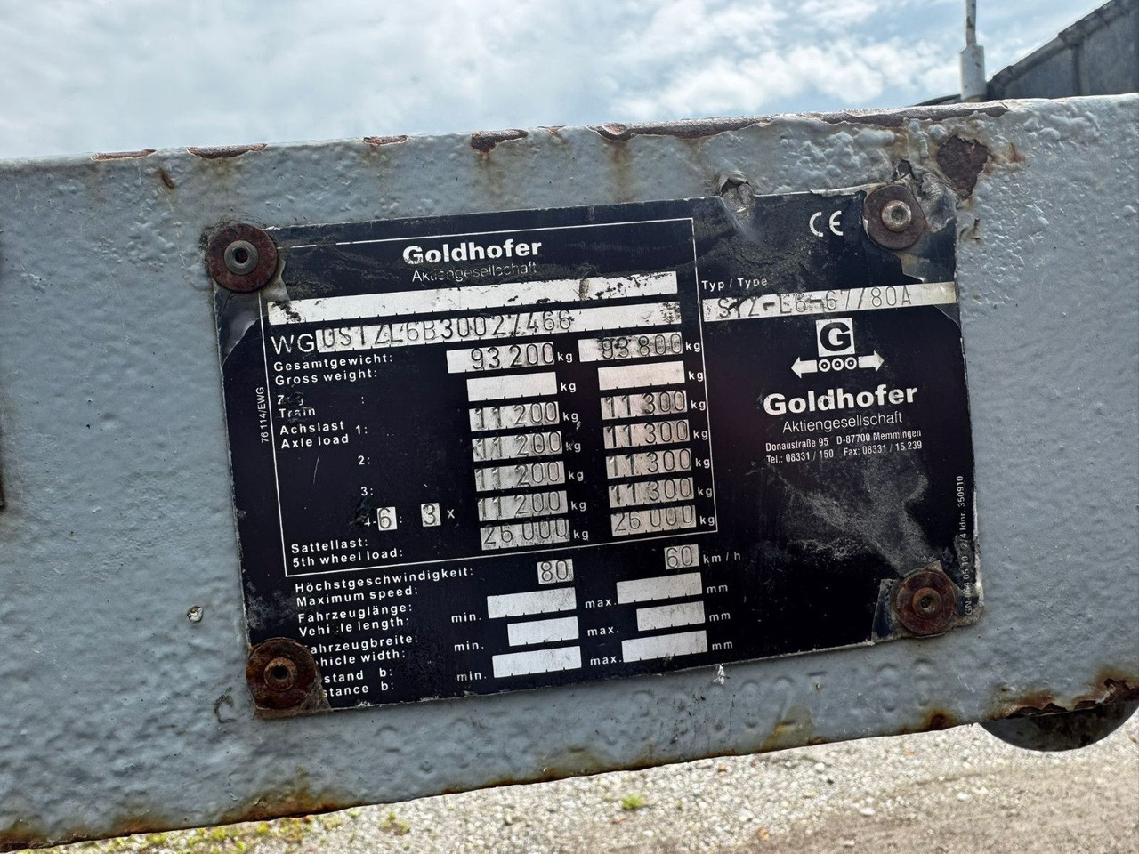 Apuvaunu puoliperävaunu Goldhofer STZ-L6-67/80A, 94ton, verbreiterbar: kuva Apuvaunu puoliperävaunu Goldhofer STZ-L6-67/80A, 94ton, verbreiterbar