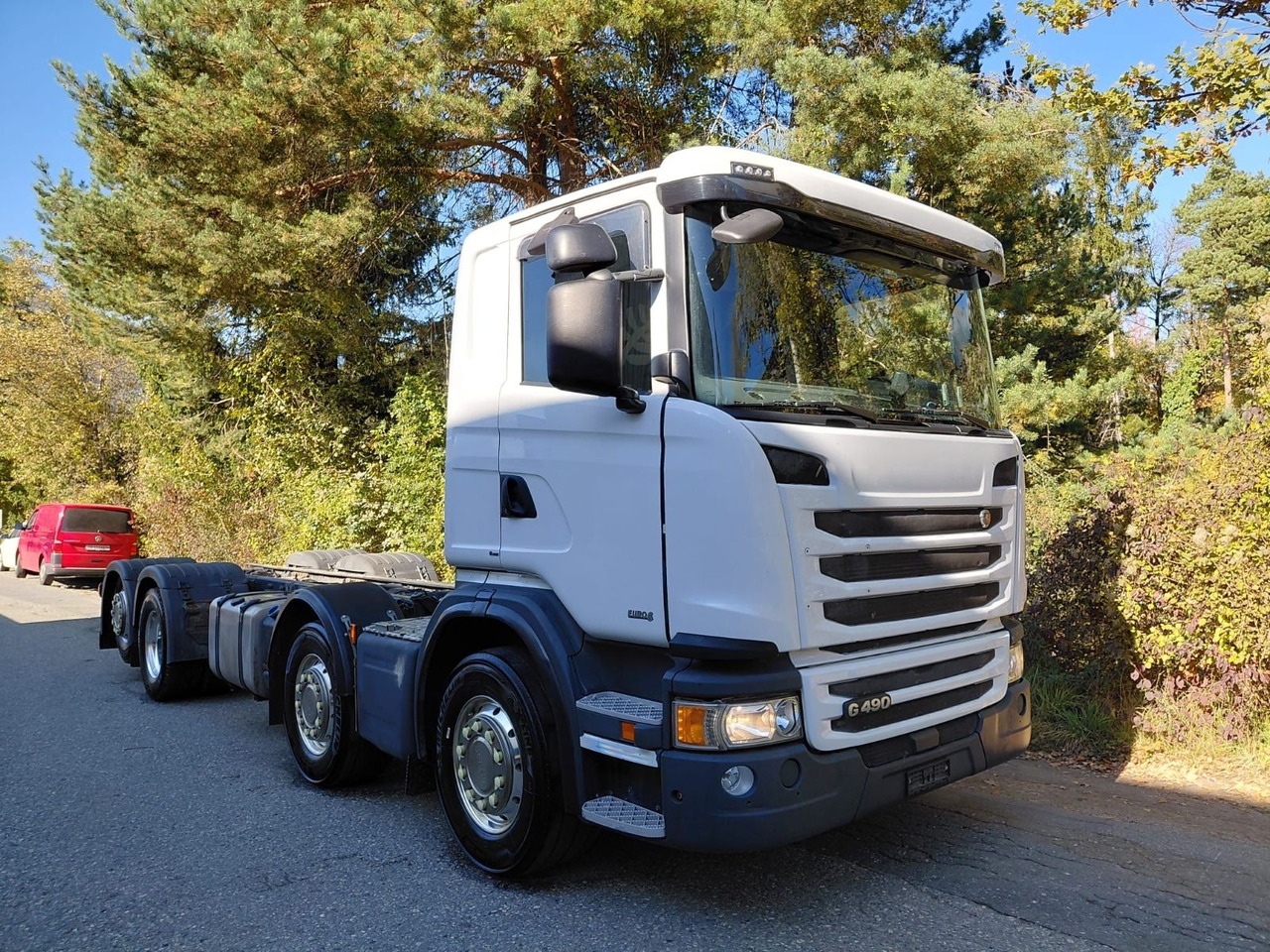 Scania G490 8x2, ADR, Retarder, Opticruise, Fahrgestell - Kuorma-auto alusta: kuva  Scania G490 8x2, ADR, Retarder, Opticruise, Fahrgestell - Kuorma-auto alusta Scania G490 8x2, ADR, Retarder, Opticruise, Fahrgestell - Kuorma-auto alusta: kuva  Scania G490 8x2, ADR, Retarder, Opticruise, Fahrgestell - Kuorma-auto alusta