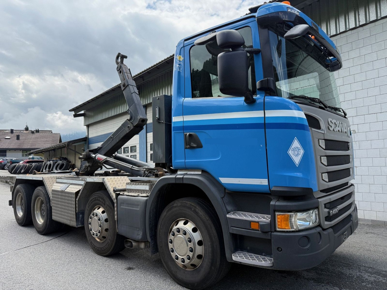 Scania G490 CB 8x4, E6, Retarder, Hiab Multilift 21ton - Koukkulava kuorma-auto: kuva Scania G490 CB 8x4, E6, Retarder, Hiab Multilift 21ton - Koukkulava kuorma-auto Scania G490 CB 8x4, E6, Retarder, Hiab Multilift 21ton - Koukkulava kuorma-auto: kuva Scania G490 CB 8x4, E6, Retarder, Hiab Multilift 21ton - Koukkulava kuorma-auto