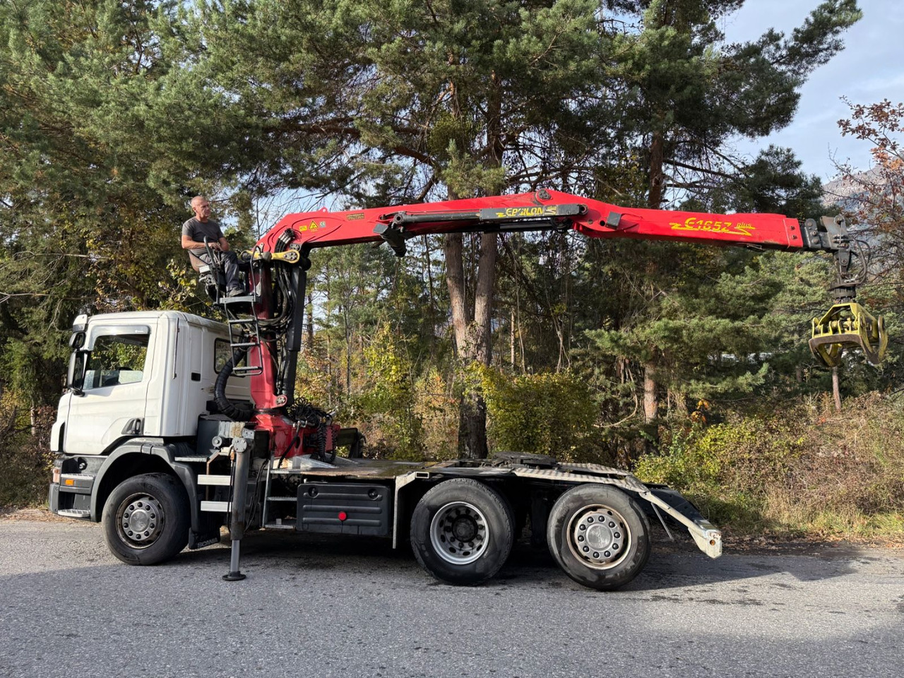 Scania P380 LB 6x2,E4,Palfinger Epsilon E165Z Plus,Kran - Vetopöytäauto: kuva Scania P380 LB 6x2,E4,Palfinger Epsilon E165Z Plus,Kran - Vetopöytäauto Scania P380 LB 6x2,E4,Palfinger Epsilon E165Z Plus,Kran - Vetopöytäauto: kuva Scania P380 LB 6x2,E4,Palfinger Epsilon E165Z Plus,Kran - Vetopöytäauto