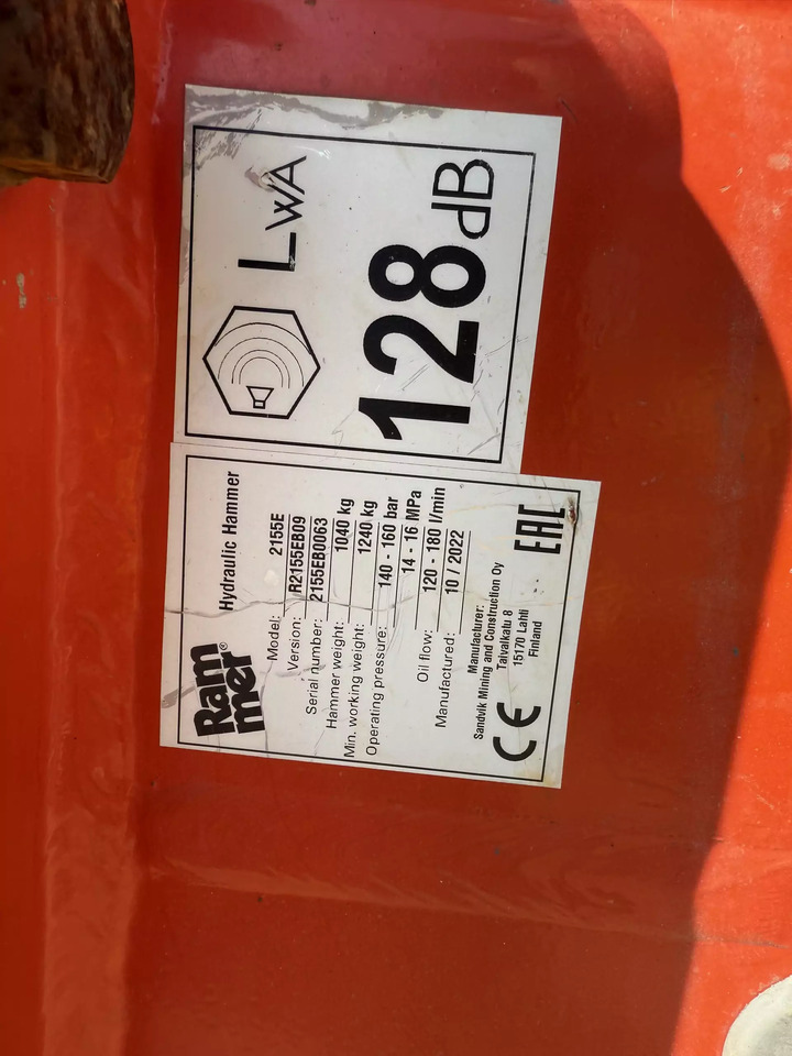 2022 Rammer 2155E - Iskuvasara: kuva 2022 Rammer 2155E - Iskuvasara 2022 Rammer 2155E - Iskuvasara: kuva 2022 Rammer 2155E - Iskuvasara