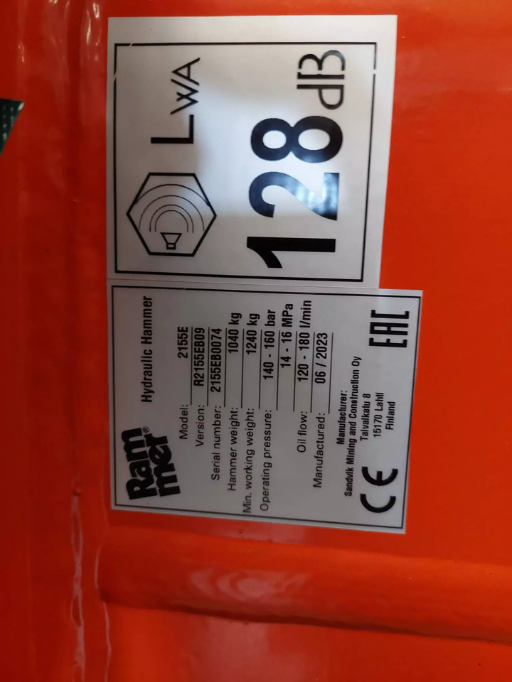 2023 Rammer 2155E - Iskuvasara: kuva 2023 Rammer 2155E - Iskuvasara 2023 Rammer 2155E - Iskuvasara: kuva 2023 Rammer 2155E - Iskuvasara