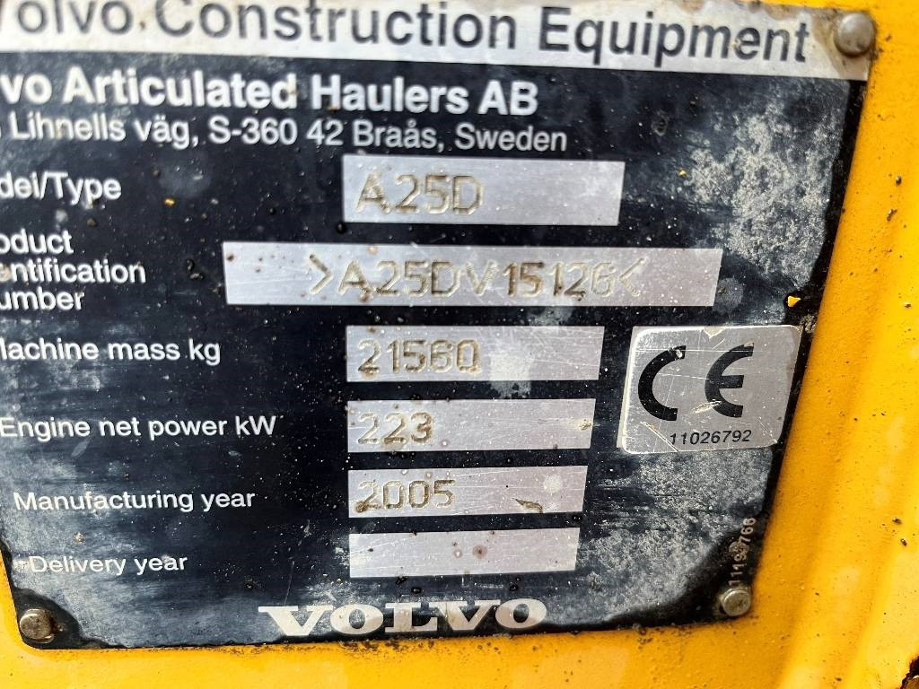 Volvo A 25 D dismantled. Only spare parts  - Nivelkippiauto: kuva Volvo A 25 D dismantled. Only spare parts  - Nivelkippiauto Volvo A 25 D dismantled. Only spare parts  - Nivelkippiauto: kuva Volvo A 25 D dismantled. Only spare parts  - Nivelkippiauto