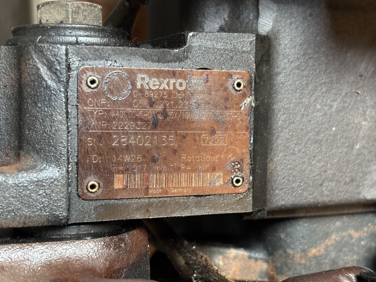 Claas AXION 830 CMATIC Pompa Jazdy Autopower REXROTH A40CTI045 10ML06Z600SAE00-S - Vaihteisto - Maatalouskoneet: kuva Claas AXION 830 CMATIC Pompa Jazdy Autopower REXROTH A40CTI045 10ML06Z600SAE00-S - Vaihteisto - Maatalouskoneet Claas AXION 830 CMATIC Pompa Jazdy Autopower REXROTH A40CTI045 10ML06Z600SAE00-S - Vaihteisto - Maatalouskoneet: kuva Claas AXION 830 CMATIC Pompa Jazdy Autopower REXROTH A40CTI045 10ML06Z600SAE00-S - Vaihteisto - Maatalouskoneet