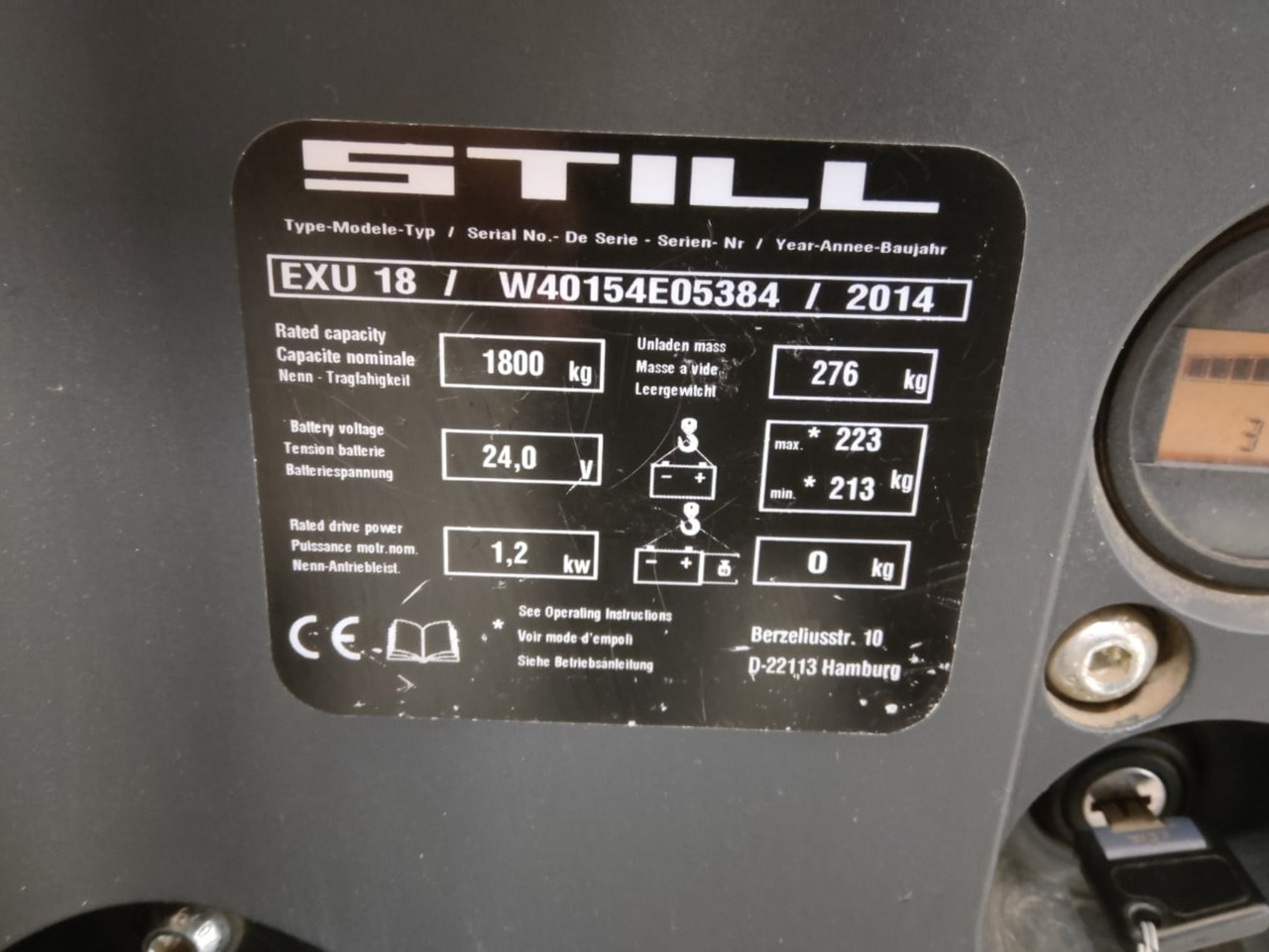 STILL EXU18 - Haarukkavaunu: kuva STILL EXU18 - Haarukkavaunu STILL EXU18 - Haarukkavaunu: kuva STILL EXU18 - Haarukkavaunu