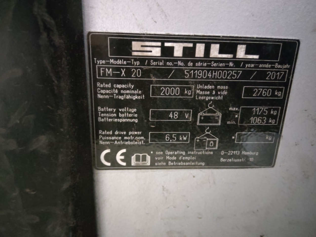 STILL FM-X20 - Työntömastotrukki: kuva STILL FM-X20 - Työntömastotrukki STILL FM-X20 - Työntömastotrukki: kuva STILL FM-X20 - Työntömastotrukki
