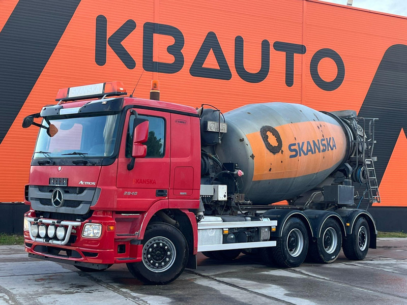 Betoniauto Mercedes-Benz Actros 2646 8x4*4 MSM 9 m3 / MSM 9M: kuva Betoniauto Mercedes-Benz Actros 2646 8x4*4 MSM 9 m3 / MSM 9M