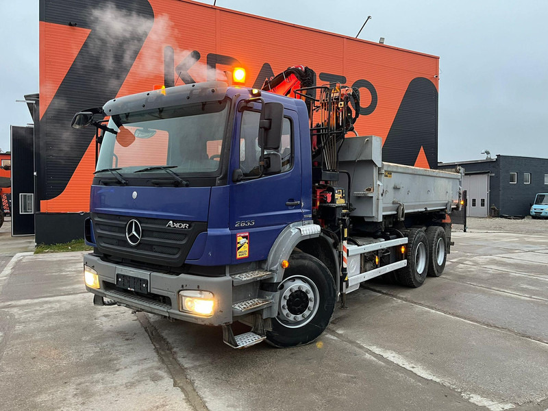 Mercedes-Benz Axor 2633 6x4 FASSI F110AK22 / BOX L=5040 mm - Kippiauto kuorma-auto, Nosturiauto: kuva Mercedes-Benz Axor 2633 6x4 FASSI F110AK22 / BOX L=5040 mm - Kippiauto kuorma-auto, Nosturiauto Mercedes-Benz Axor 2633 6x4 FASSI F110AK22 / BOX L=5040 mm - Kippiauto kuorma-auto, Nosturiauto: kuva Mercedes-Benz Axor 2633 6x4 FASSI F110AK22 / BOX L=5040 mm - Kippiauto kuorma-auto, Nosturiauto