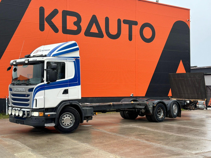 Scania G 420 6x2*4 CHASSIS L=9940 mm - Kuorma-auto alusta: kuva Scania G 420 6x2*4 CHASSIS L=9940 mm - Kuorma-auto alusta Scania G 420 6x2*4 CHASSIS L=9940 mm - Kuorma-auto alusta: kuva Scania G 420 6x2*4 CHASSIS L=9940 mm - Kuorma-auto alusta