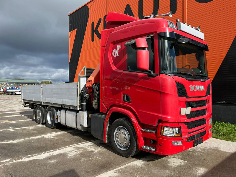 Scania R 450 6x2*4 PK 26002 / PLATFORM L=6482 mm - Lava-kuorma-auto, Nosturiauto: kuva Scania R 450 6x2*4 PK 26002 / PLATFORM L=6482 mm - Lava-kuorma-auto, Nosturiauto Scania R 450 6x2*4 PK 26002 / PLATFORM L=6482 mm - Lava-kuorma-auto, Nosturiauto: kuva Scania R 450 6x2*4 PK 26002 / PLATFORM L=6482 mm - Lava-kuorma-auto, Nosturiauto