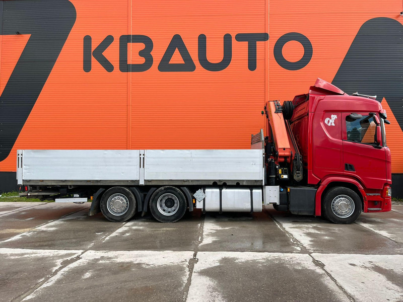 Scania R 450 6x2*4 PK 26002 / PLATFORM L=6482 mm - Lava-kuorma-auto, Nosturiauto: kuva Scania R 450 6x2*4 PK 26002 / PLATFORM L=6482 mm - Lava-kuorma-auto, Nosturiauto Scania R 450 6x2*4 PK 26002 / PLATFORM L=6482 mm - Lava-kuorma-auto, Nosturiauto: kuva Scania R 450 6x2*4 PK 26002 / PLATFORM L=6482 mm - Lava-kuorma-auto, Nosturiauto