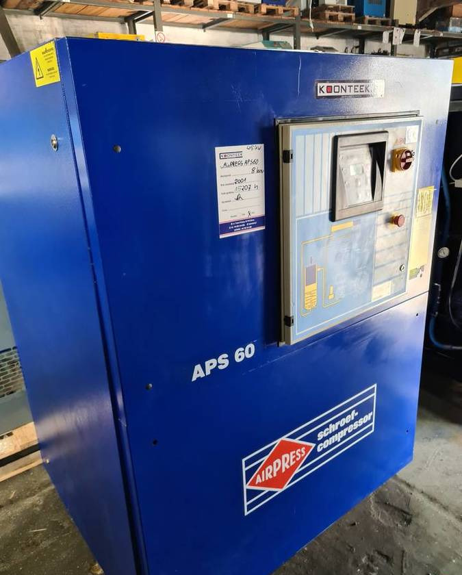 Kompresor śrubowy AIRPRESS APS 60, 45 kw - Ilmakompressori: kuva Kompresor śrubowy AIRPRESS APS 60, 45 kw - Ilmakompressori Kompresor śrubowy AIRPRESS APS 60, 45 kw - Ilmakompressori: kuva Kompresor śrubowy AIRPRESS APS 60, 45 kw - Ilmakompressori